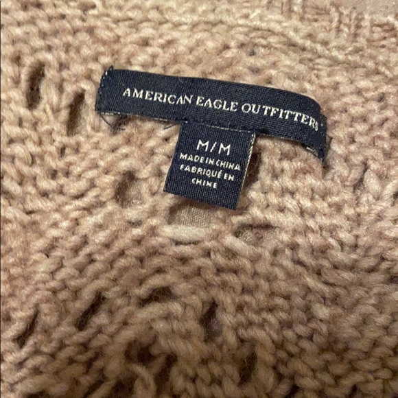 AEO American Eagle sweater tan size medium - Picture 3 of 5